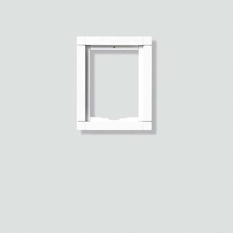 Rahmen-Türstation 1f UP                           ws Alu 131x163x15mm