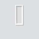 Rahmen-Türstation 3f UP                           ws Alu 331x131x15mm