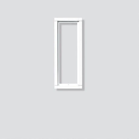 Rahmen-Türstation 3f UP                           ws Alu 331x131x15mm
