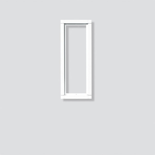 Rahmen-Türstation 3f UP                           ws Alu 331x131x15mm