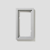 Rahmen-Türstation 2f UP                           si Alu 231x131x15mm