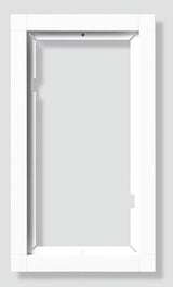 Rahmen-Türstation 2f UP                           si Alu 231x131x15mm