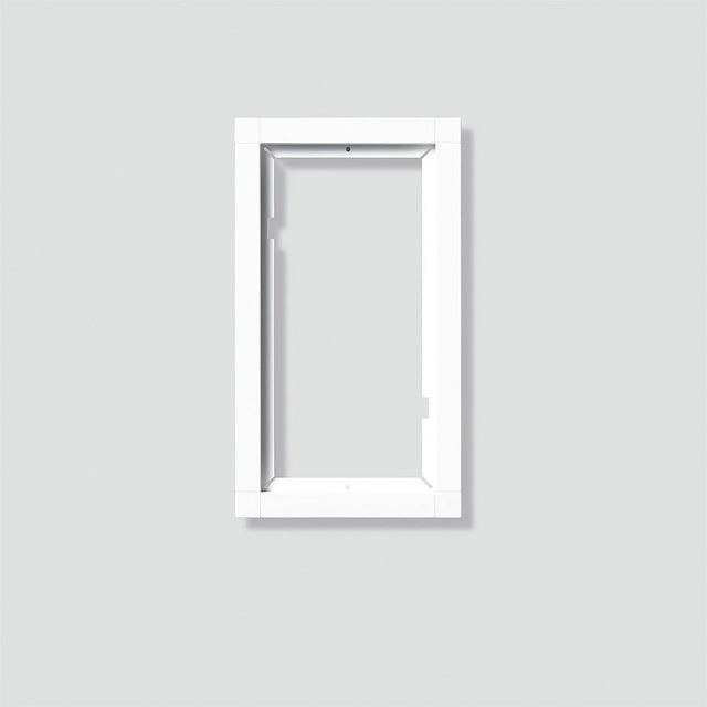 Rahmen-Türstation 2f UP                           ws Alu 231x131x15mm