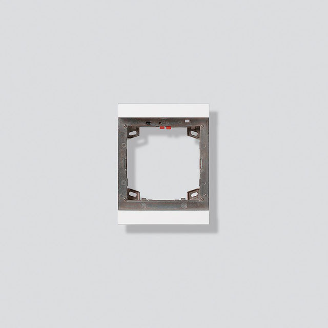 Rahmen-Türstation 1f UP                           ws Zink 99,5x131x27mm