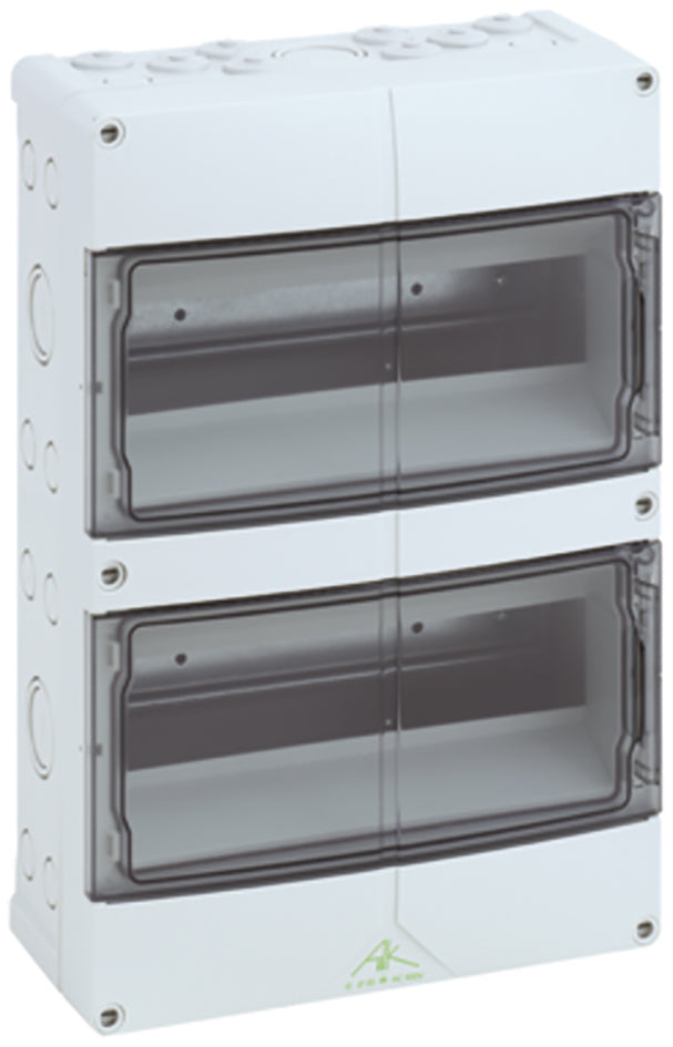Kleinverteiler AP                                 2x12TE Kst IP65