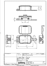 Abzweigdose IP20 2,5qmm                           40x56x23mm gr Kst