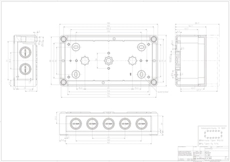 Leergehäuse Kst IP66                              B94xH180xT57mm ET45mm