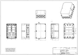 Zählergehäuse Aufb IP65                           Kst 250x193x370mm