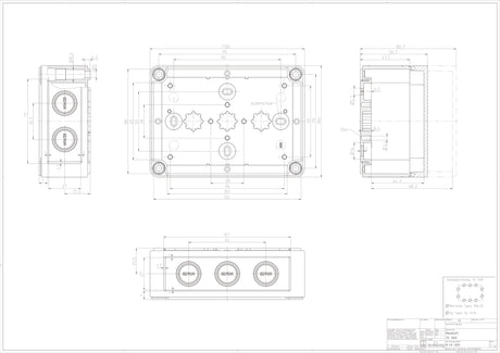 Leergehäuse Kst IP66                              B94xH130xT57mm ET45mm