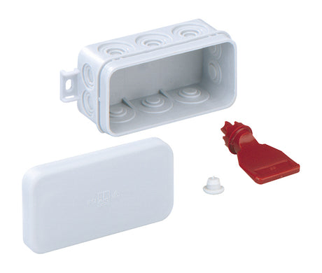 Abzweigdose IP55 2,5qmm                           89x43x37mm gr Kst