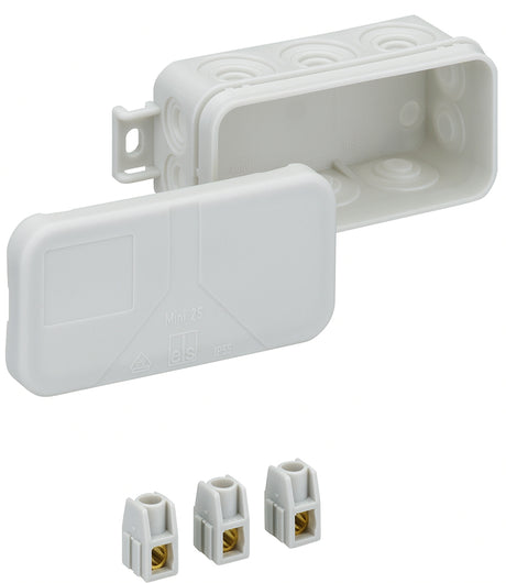 Abzweigdose IP55 2,5qmm                           89x43x37mm gr Kst