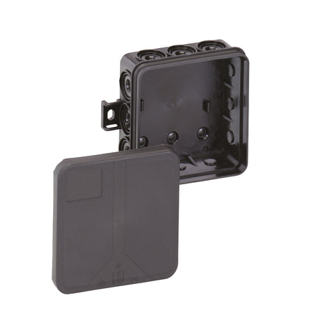 Abzweigdose IP55 2,5qmm                           85x85x37mm sw Kst