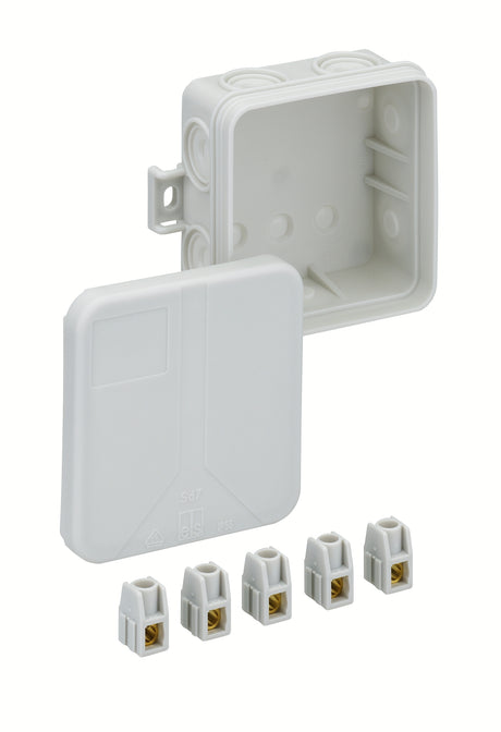 Abzweigdose IP55 2,5qmm                           75x75x37mm gr Kst