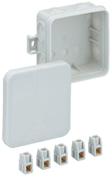 Abzweigdose IP55 2,5qmm                           75x75x37mm gr Kst