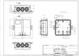 Abzweigdose IP55 2,5qmm                           85x85x37mm ws Kst
