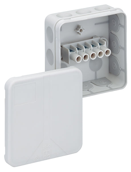 Abzweigdose IP55 2,5qmm                           85x85x37mm gr Kst