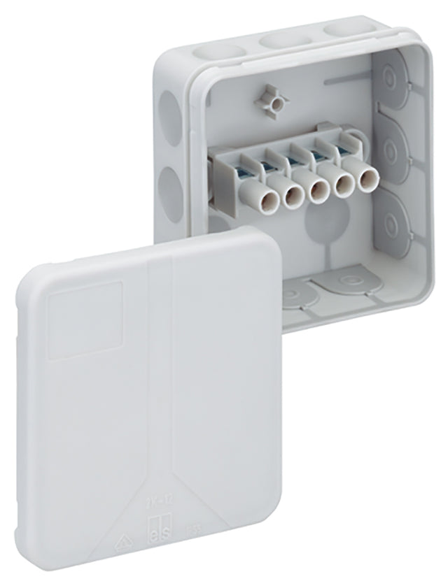 Abzweigdose IP55 2,5qmm                           85x85x37mm gr Kst