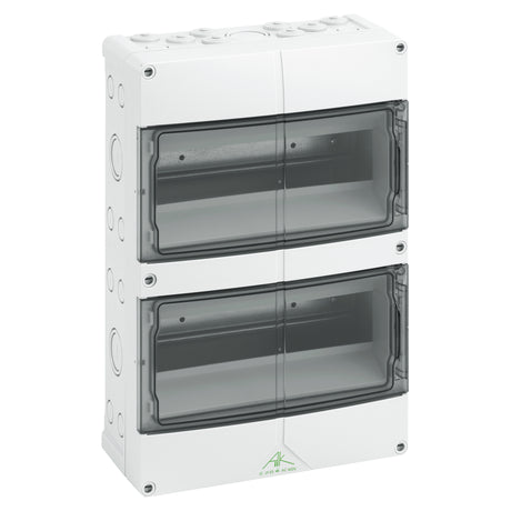 Kleinverteiler AP                                 2x12TE Kst IP65