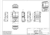 CEE-Kombi Kst gr IP44                             1x16A5p400V 1x32A5p400V