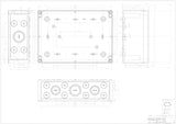 Abzweigdose IP66                                  180x254x90mm gr Kst