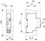 Treppenlichtzeitschalter                          TLZ REG mech 230VAC