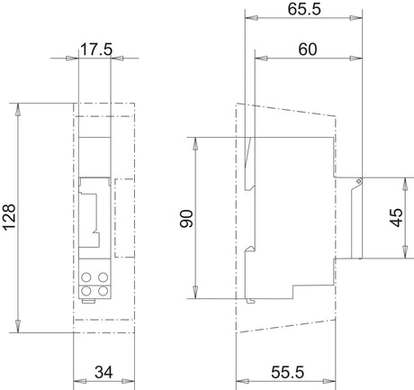 Schaltuhr mech 230VAC                             REG 1kan Schließ 24h
