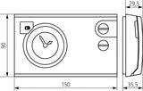 Raumthermostat                                    230V 6A Wechsler IP20