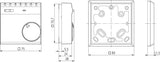 Raumthermostat                                    230V 10A Öffner IP30