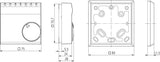Raumthermostat                                    230V 10A Öffner IP30