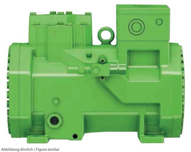 Verdichter Bitzer 2MME-07K für CO2 Ölfüllg. BSE85K,Stillstandsdr.max.100bar