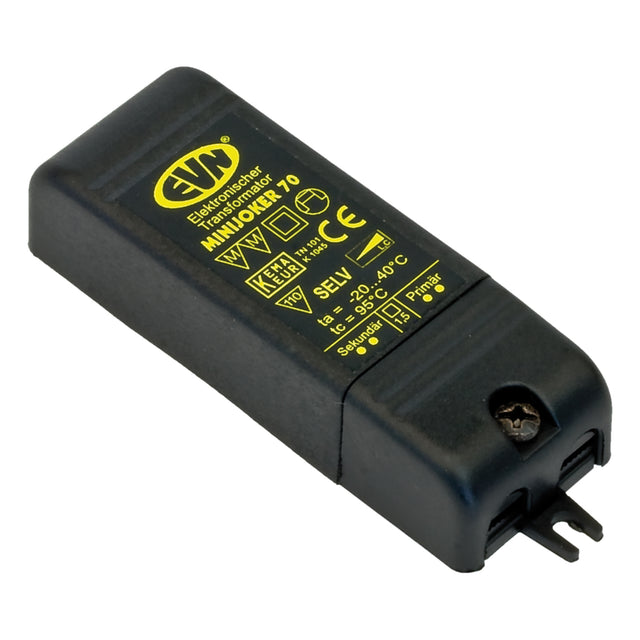 EVN Transformator 10-70W 12V ge Konv MINI JOKER 70 86x31x20mm