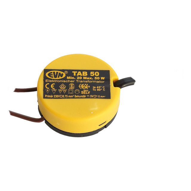 EVN Transformator 20-50W 12V ge Konv TAB 50 48x48x18mm