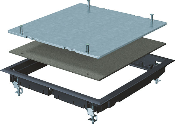 BETTERMANN Zugdoseneinsatz Kst quadrat ZES9 U 1019 f.UF-K 5mm trocken