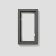 Rahmen-Türstation 2f UP                           dgr Alu 231x131x15mm