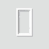 Rahmen-Türstation 2f UP                           dgr Alu 231x131x15mm