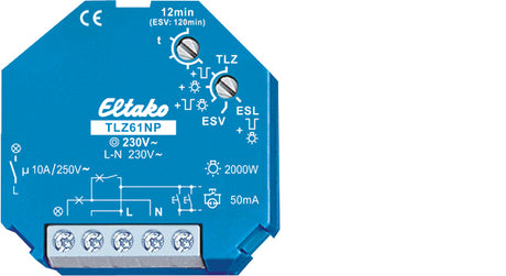 Treppenlichtzeitschalter                          elektr.Ausschaltvorw