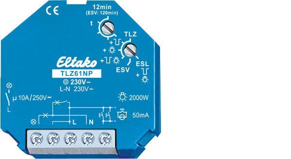 Treppenlichtzeitschalter                          elektr.Ausschaltvorw