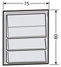 Klingeltableau syst.unabh                         3tast gr