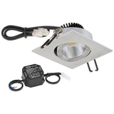 EVN LED-Deckeneinbauleuchte 8,4W 3000K P-LED PC24N91402 1010lm alu Konv