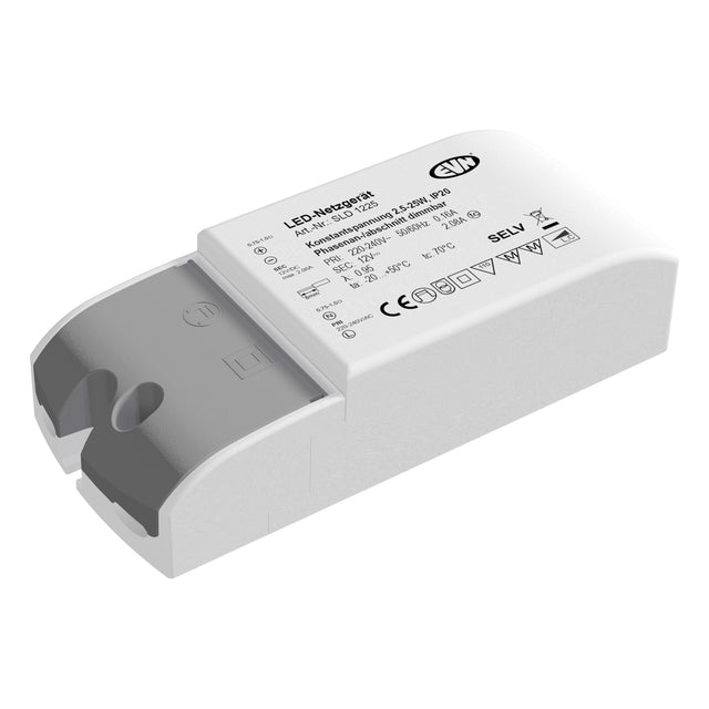 EVN LED-Steuerung 2,25-25W 12V dim IP20 SLD1225 Kstgeh stat 122x52x30mm