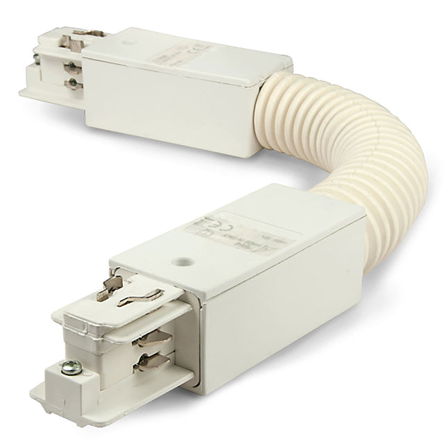Länge Flexarm: 150mm, Flexarmfarbe: weiss, Einspeisemöglichkeit an beiden Adaptern