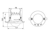 Präsenzmelder EB 360°                             ws mt IP20 fernb 2300W