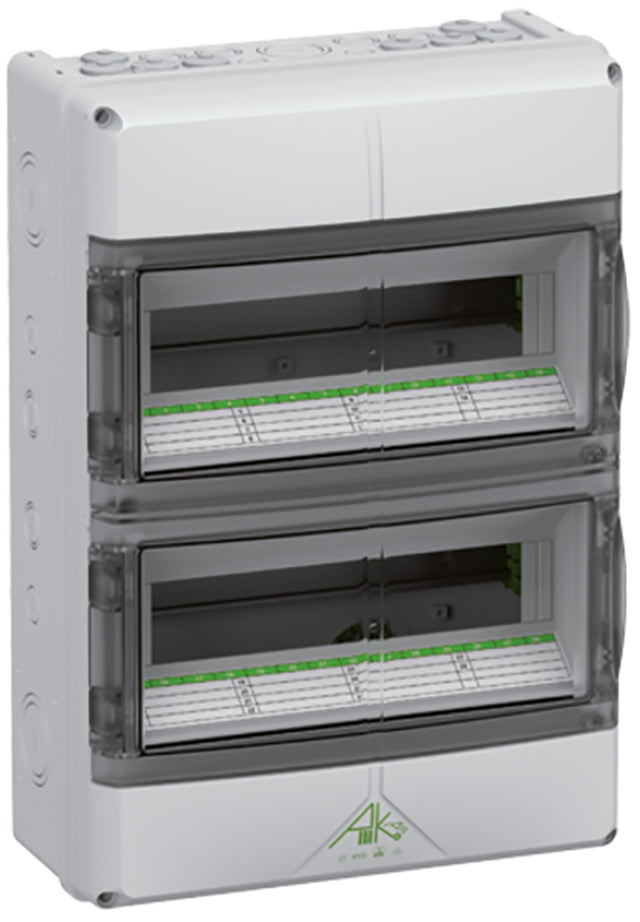 Kleinverteiler AP                                 2x14TE Kst IP65