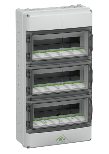 Kleinverteiler AP                                 3x14TE Kst IP65