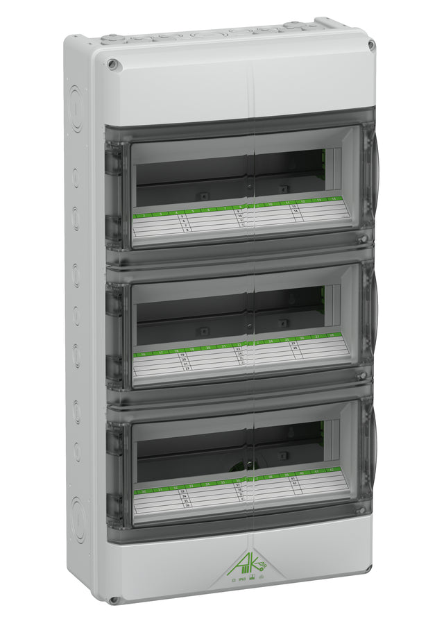 Kleinverteiler AP                                 3x14TE Kst IP65