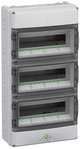 Kleinverteiler AP                                 3x14TE Kst IP65