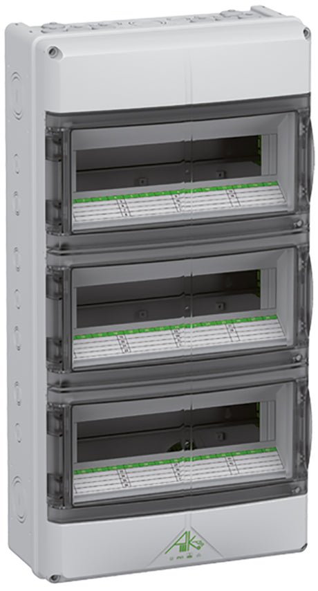 Kleinverteiler AP                                 3x14TE Kst IP65