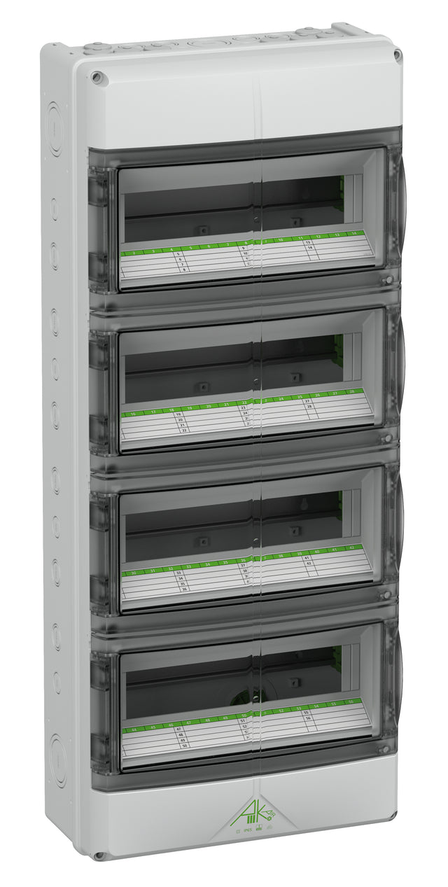 Kleinverteiler AP                                 4x14TE Kst IP65