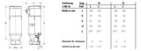 MENNEKES CEE-Kupplung 2p 16A IP44 12h 708A 40-50V/ws Schraubkl ger Kst