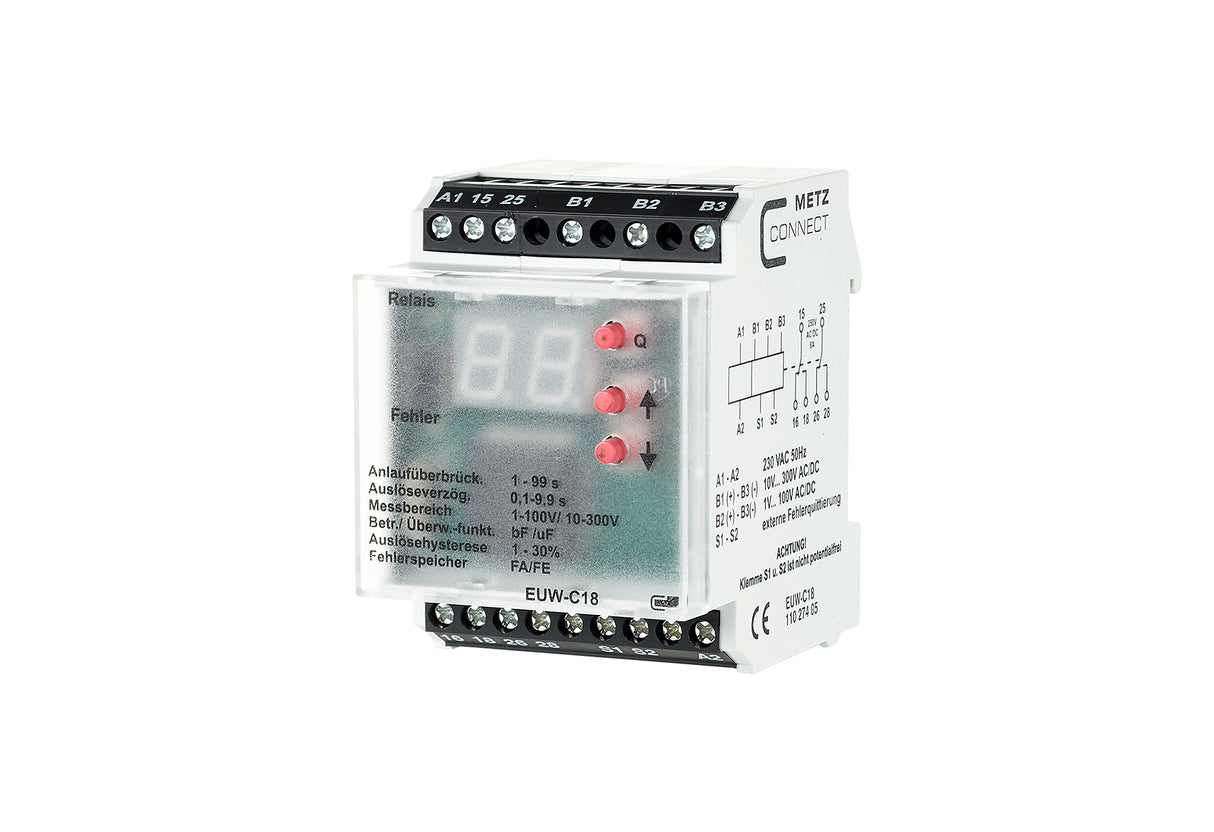 METZ CONNECT Spannungswächter AC 1-100V 11027405 10-300V 1ph-Unterspg